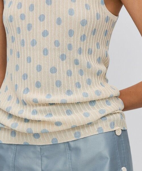 TOMORROWLAND / トゥモローランド ニット・セーター | レーヨンラメ リブアメリカンスリーブニット | 詳細8