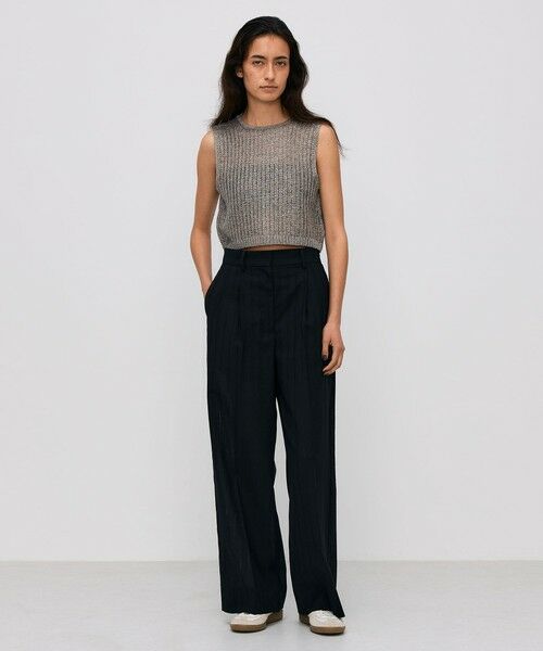 TOMORROWLAND / トゥモローランド ニット・セーター | オーロラフィルム リネンベスト | 詳細1