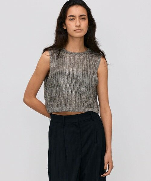 TOMORROWLAND / トゥモローランド ニット・セーター | オーロラフィルム リネンベスト | 詳細2