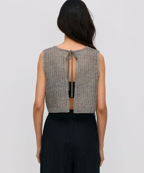 TOMORROWLAND / トゥモローランド ニット・セーター | オーロラフィルム リネンベスト | 詳細4