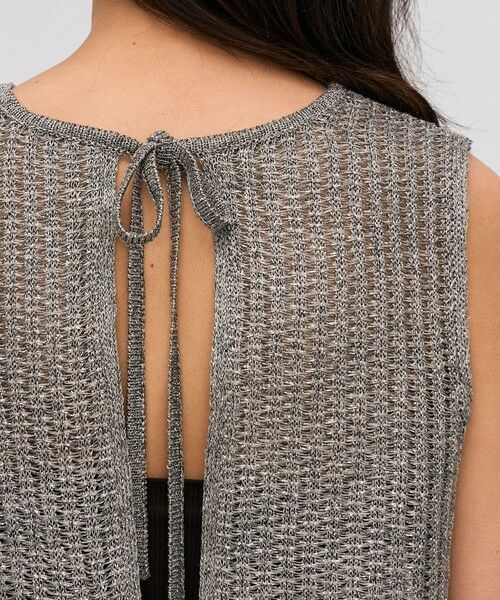 TOMORROWLAND / トゥモローランド ニット・セーター | オーロラフィルム リネンベスト | 詳細6