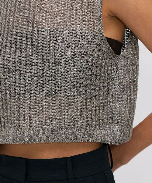 TOMORROWLAND / トゥモローランド ニット・セーター | オーロラフィルム リネンベスト | 詳細8