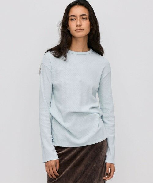 TOMORROWLAND / トゥモローランド Tシャツ | ハイツイストレース コットンロングプルオーバー | 詳細2