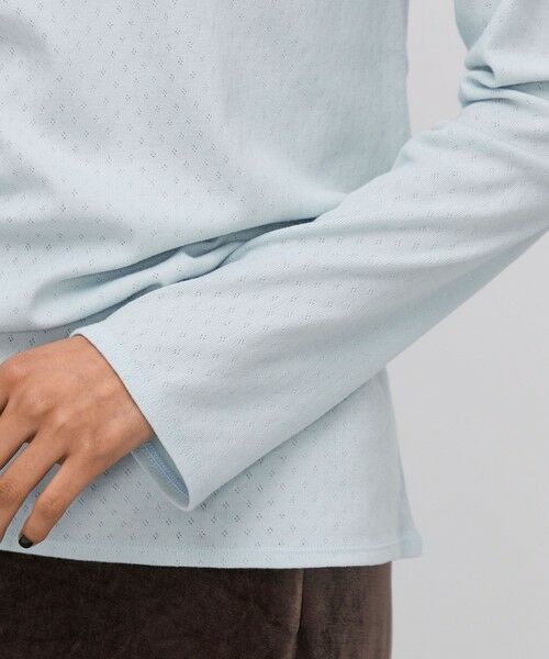 TOMORROWLAND / トゥモローランド Tシャツ | ハイツイストレース コットンロングプルオーバー | 詳細7