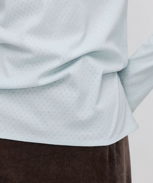 TOMORROWLAND / トゥモローランド Tシャツ | ハイツイストレース コットンロングプルオーバー | 詳細8