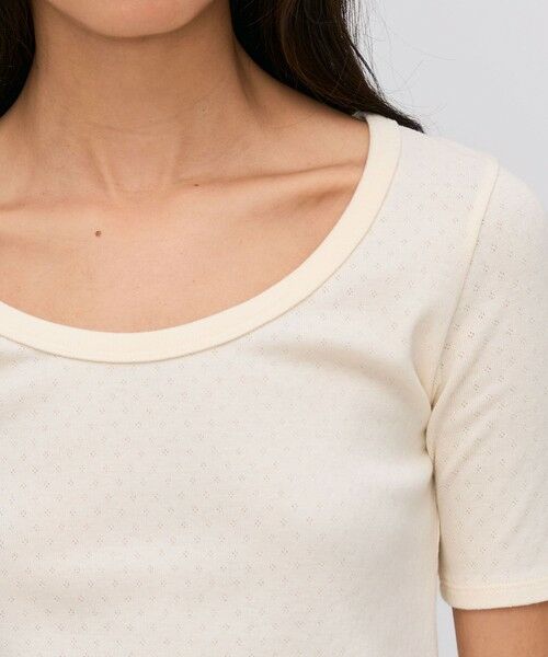 TOMORROWLAND / トゥモローランド Tシャツ | ハイツイストレース コットンハーフプルオーバー | 詳細5