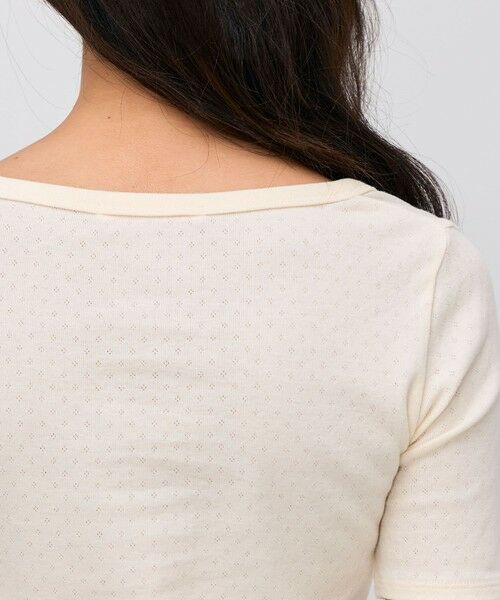 TOMORROWLAND / トゥモローランド Tシャツ | ハイツイストレース コットンハーフプルオーバー | 詳細6