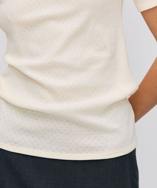 TOMORROWLAND / トゥモローランド Tシャツ | ハイツイストレース コットンハーフプルオーバー | 詳細8