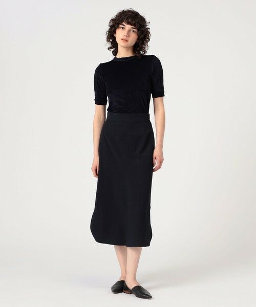 TOMORROWLAND / トゥモローランド ミニ・ひざ丈スカート | シアサッカー ストレートスカート | 詳細1