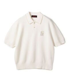 極美品 CABaN シルクカシミヤ ミラノリブノーカラージャケット ホワイト Ｍ 極美品 CABaN シルクカシミヤ ミラノリブノーカラージャケット
