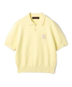 TOMORROWLAND CABaN コットンカシミヤリブ ポロニット　ベージュ TOMORROWLAND CABaN コットンカシミヤリブ ポロニット ベージュ