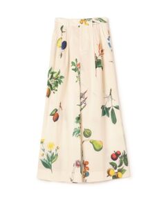 TOMORROWLAND / トゥモローランド その他パンツ | コットン Green Showerプリント 2タックワイドパンツ