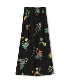 TOMORROWLAND / トゥモローランド その他パンツ | コットン Green Showerプリント 2タックワイドパンツ