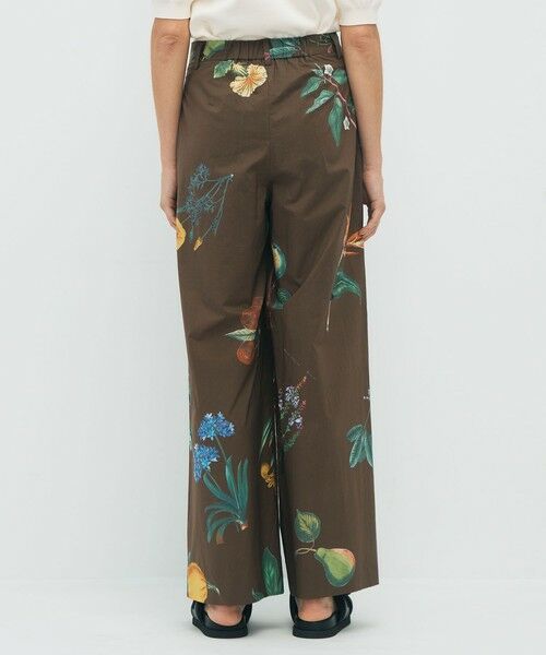 TOMORROWLAND / トゥモローランド その他パンツ | コットン Green Showerプリント 2タックワイドパンツ | 詳細4