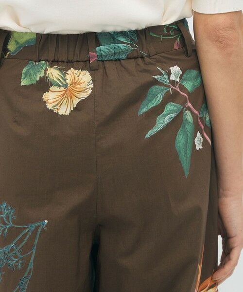 TOMORROWLAND / トゥモローランド その他パンツ | コットン Green Showerプリント 2タックワイドパンツ | 詳細6