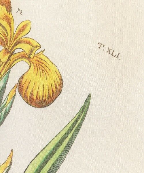 TOMORROWLAND / トゥモローランド ミニ・ひざ丈スカート | シルク Green Showerプリント フレアスカート | 詳細9