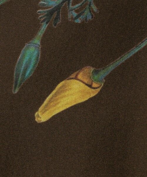 TOMORROWLAND / トゥモローランド ロング・マキシ丈ワンピース | シルク Green Showerプリント キャミソールワンピース | 詳細13