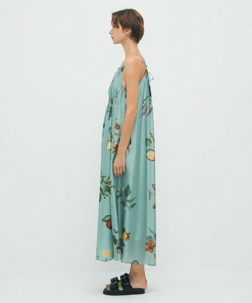 TOMORROWLAND / トゥモローランド ロング・マキシ丈ワンピース | シルク Green Showerプリント キャミソールワンピース | 詳細2