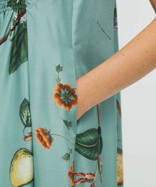 TOMORROWLAND / トゥモローランド ロング・マキシ丈ワンピース | シルク Green Showerプリント キャミソールワンピース | 詳細7