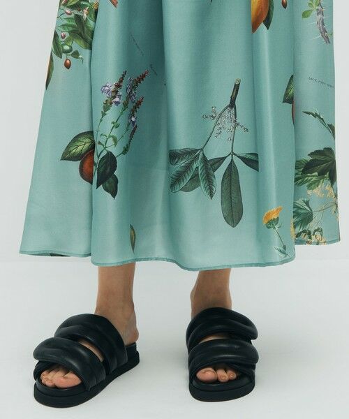 TOMORROWLAND / トゥモローランド ロング・マキシ丈ワンピース | シルク Green Showerプリント キャミソールワンピース | 詳細8