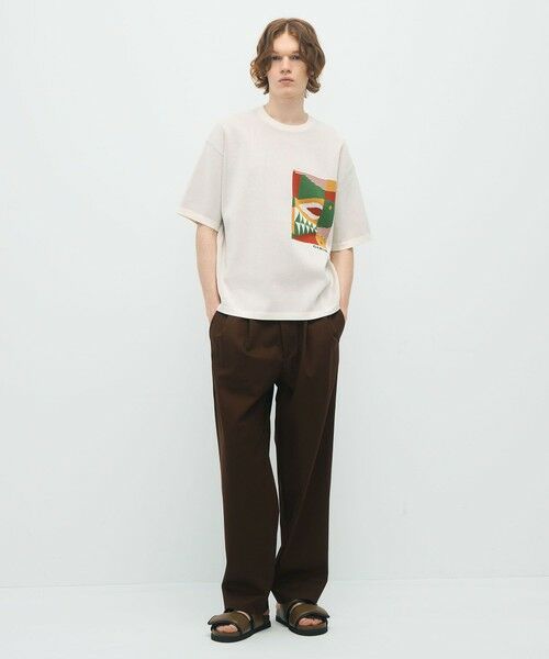 TOMORROWLAND / トゥモローランド ニット・セーター | CABaN フィッシュジャカード ハーフスリーブプルオーバー | 詳細1