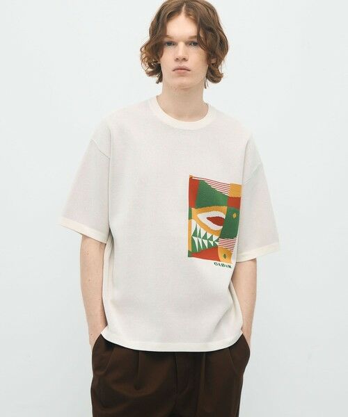 TOMORROWLAND / トゥモローランド ニット・セーター | CABaN フィッシュジャカード ハーフスリーブプルオーバー | 詳細2