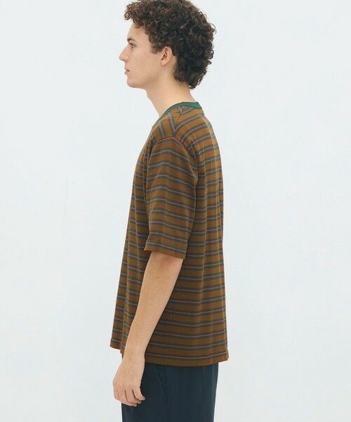 TOMORROWLAND / トゥモローランド ニット・セーター | CABaN コットン ハイゲージストライプ クルーネックプルオーバー | 詳細3