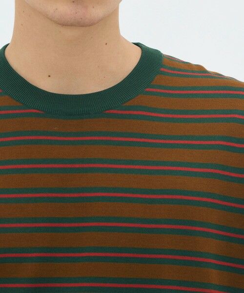 TOMORROWLAND / トゥモローランド ニット・セーター | CABaN コットン ハイゲージストライプ クルーネックプルオーバー | 詳細5