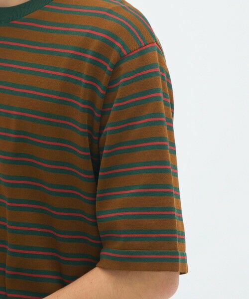 TOMORROWLAND / トゥモローランド ニット・セーター | CABaN コットン ハイゲージストライプ クルーネックプルオーバー | 詳細6