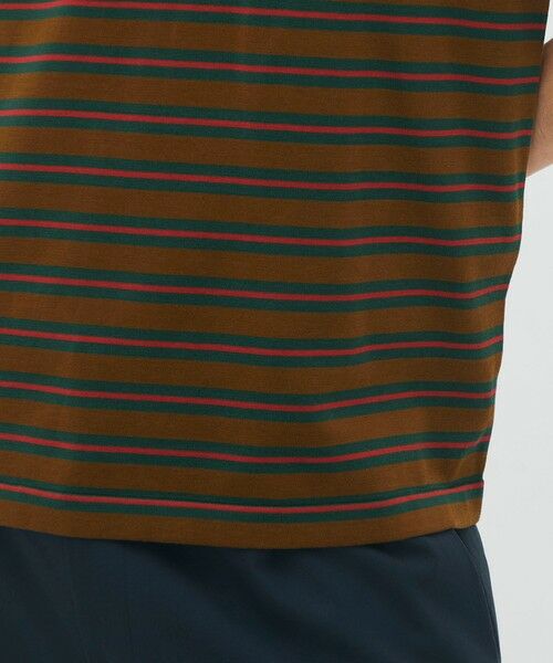 TOMORROWLAND / トゥモローランド ニット・セーター | CABaN コットン ハイゲージストライプ クルーネックプルオーバー | 詳細7