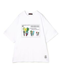TOMORROWLAND / トゥモローランド カットソー | CABaN スビンコットン MIX PATTERNED ELEPHANT Tシャツ