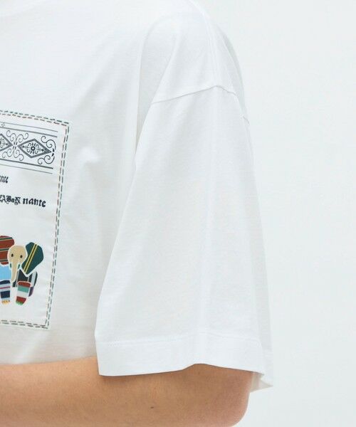 TOMORROWLAND / トゥモローランド カットソー | CABaN スビンコットン MIX PATTERNED ELEPHANT Tシャツ | 詳細5