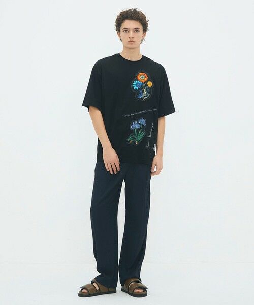 TOMORROWLAND / トゥモローランド その他パンツ | CABaN レーヨンシルクツイル 2タックワイドテーパードパンツ | 詳細1