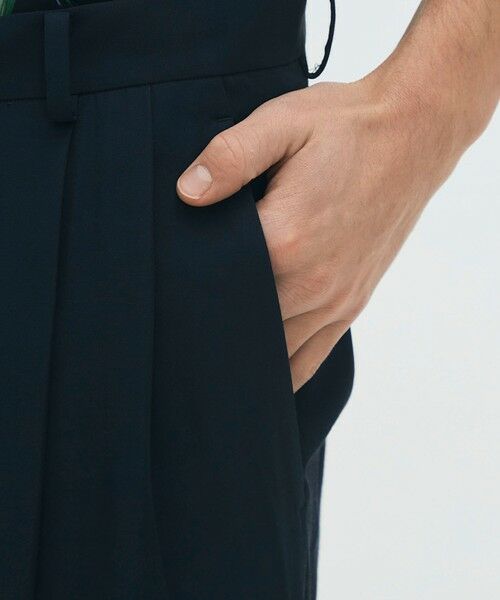 TOMORROWLAND / トゥモローランド その他パンツ | CABaN レーヨンシルクツイル 2タックワイドテーパードパンツ | 詳細7