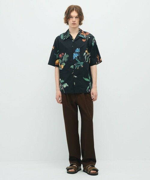 TOMORROWLAND / トゥモローランド シャツ・ブラウス | CABaN コットン Green Showerプリント ハーフスリーブシャツ | 詳細1