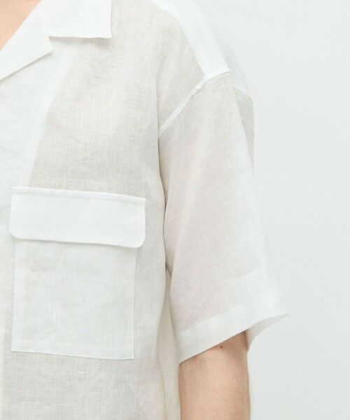 TOMORROWLAND / トゥモローランド シャツ・ブラウス | CABaN リネン オープンカラーシャツ | 詳細6