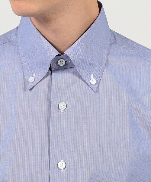 TOMORROWLAND / トゥモローランド シャツ・ブラウス | 120/2コットン ハウンドトゥース ボタンダウン ドレスシャツ | 詳細5