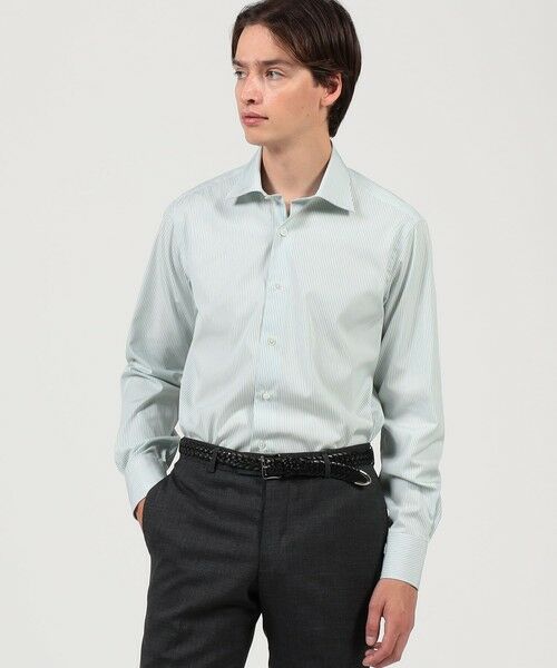 TOMORROWLAND / トゥモローランド シャツ・ブラウス | 120/2コットン キャンディストライプ レギュラーカラー ドレスシャツ | 詳細1
