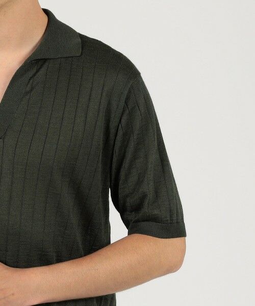 TOMORROWLAND / トゥモローランド ニット・セーター | ラミー ハーフスリーブ プルオーバーニット | 詳細6