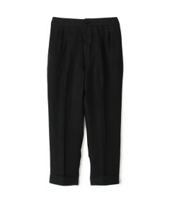 TOMORROWLAND / トゥモローランド スラックス・ドレスパンツ | リネン バックベルト ペグトップスラックス SOLBIATI