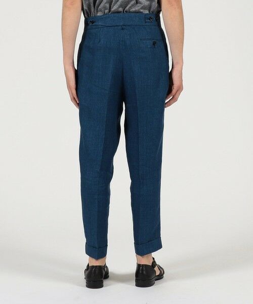 TOMORROWLAND　リネン バックベルト ペグトップスラックス リネン バックベルト ペグトップスラックス SOLBIATI