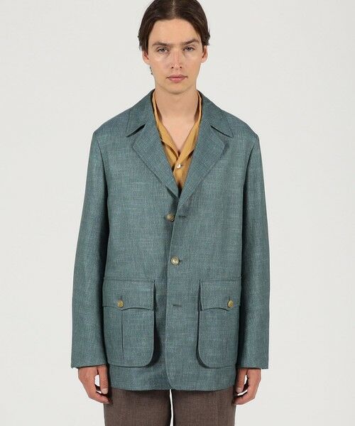 TOMORROWLAND / トゥモローランド ブルゾン | バンブーシルクコットン サファリジャケット HAVANA DORMEUIL | 詳細2