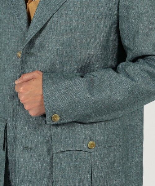 TOMORROWLAND / トゥモローランド ブルゾン | バンブーシルクコットン サファリジャケット HAVANA DORMEUIL | 詳細7