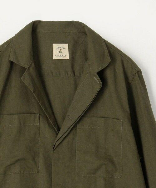 TOMORROWLAND / トゥモローランド シャツ・ブラウス | 【別注】GUY ROVER リネンレーヨン サファリシャツ | 詳細13