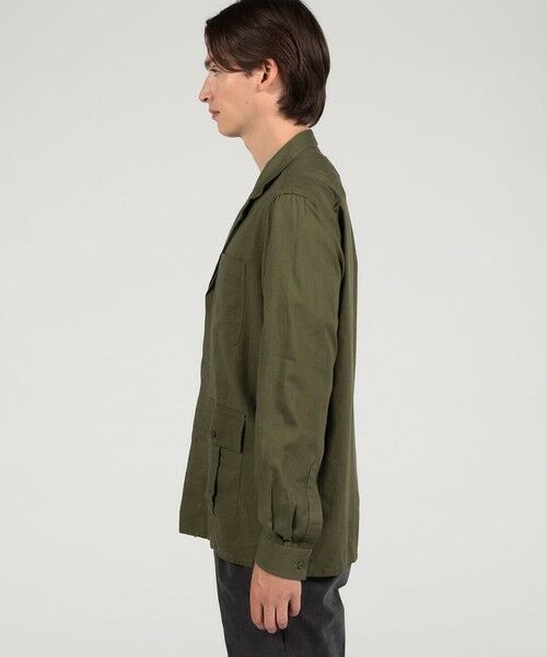 TOMORROWLAND / トゥモローランド シャツ・ブラウス | 【別注】GUY ROVER リネンレーヨン サファリシャツ | 詳細3