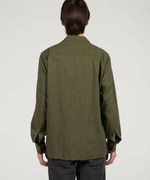 TOMORROWLAND / トゥモローランド シャツ・ブラウス | 【別注】GUY ROVER リネンレーヨン サファリシャツ | 詳細4