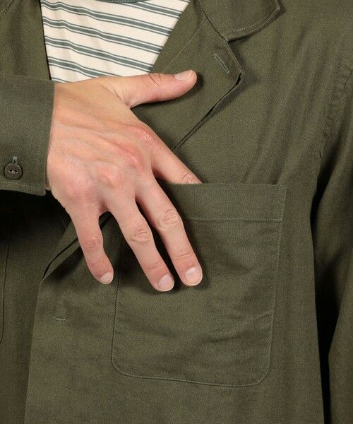TOMORROWLAND / トゥモローランド シャツ・ブラウス | 【別注】GUY ROVER リネンレーヨン サファリシャツ | 詳細8