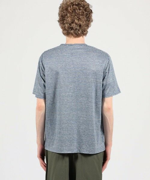 TOMORROWLAND / トゥモローランド カットソー | リネン ボーダー ハーフスリーブカットソー BOTTO GIUSEPPE | 詳細4
