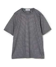 TOMORROWLAND / トゥモローランド カットソー | シルクコットン ボーダー ハーフスリーブ カットソー BOTTO GIUSEPPE