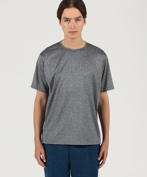 TOMORROWLAND / トゥモローランド カットソー | シルクコットン ボーダー ハーフスリーブ カットソー BOTTO GIUSEPPE | 詳細2